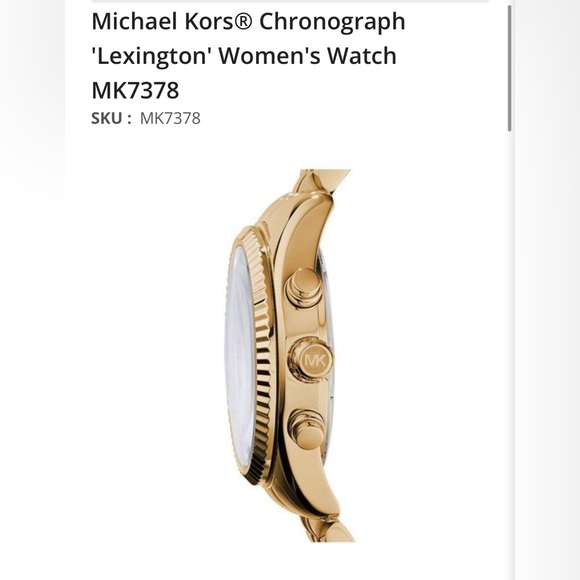 Michael Kors® Chronograph 'Lexington' Women's Watch - Picture 3 of 4